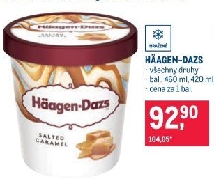 Zmrzlina v kelímku Häagen-Dazs