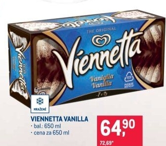 Zmrzlinová roláda Viennetta Algida