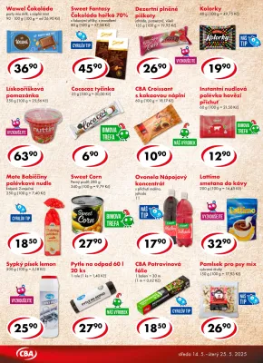akční leták CBA 14.5.2025-25.5.2025
