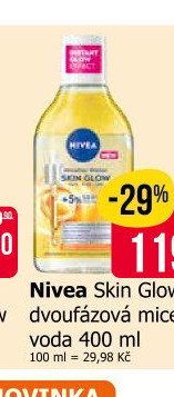 Nivea Skin Glow dvoufázová micelární voda 400 ml