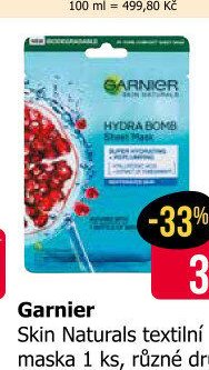 Garnier Skin Naturals textilní maska 1 ks, různé druhy