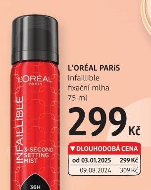 L'ORÉAL PARIS Infaillible fixační mlha
