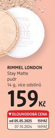 RIMMEL LONDON Stay Matte pudr