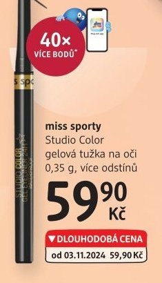 miss sporty Studio Color gelová tužka na oči