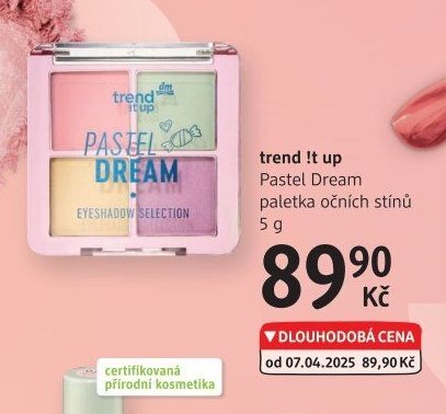 trend !t up Pastel Dream paletka očních stínů 5 g