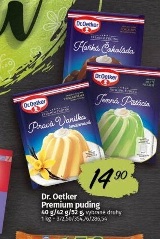 Dr. Oetker Premium puding