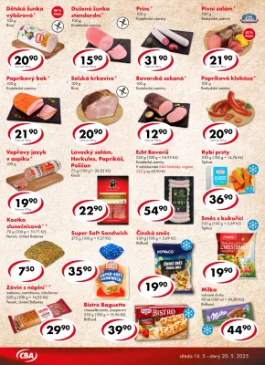 akční leták CBA 14.5.2025-20.5.2025