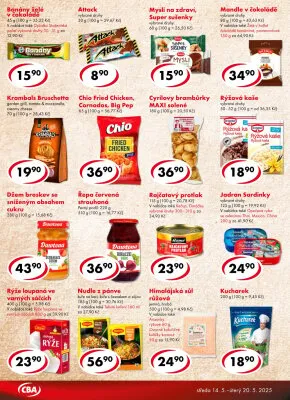 akční leták CBA 14.5.2025-20.5.2025