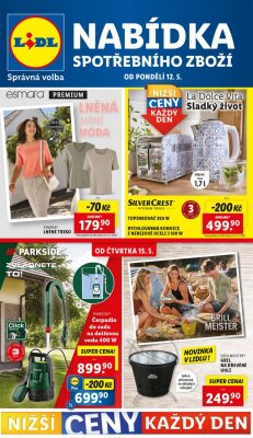 akční leták Lidl 12.5.2025-18.5.2025