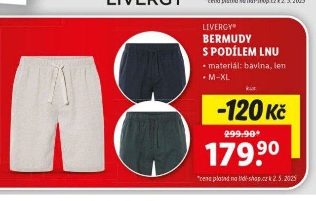 LIVERGY BERMUDY S PODÍLEM LNU
