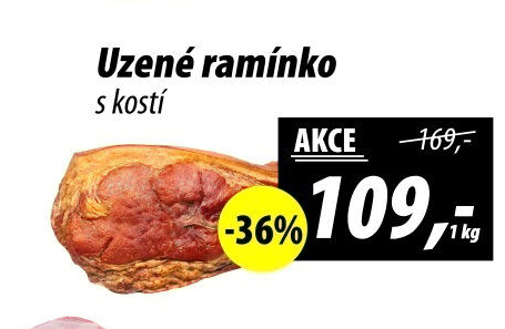 Uzené ramínko s kostí
