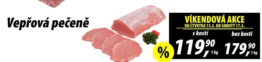 Vepřová pečeně s kostí