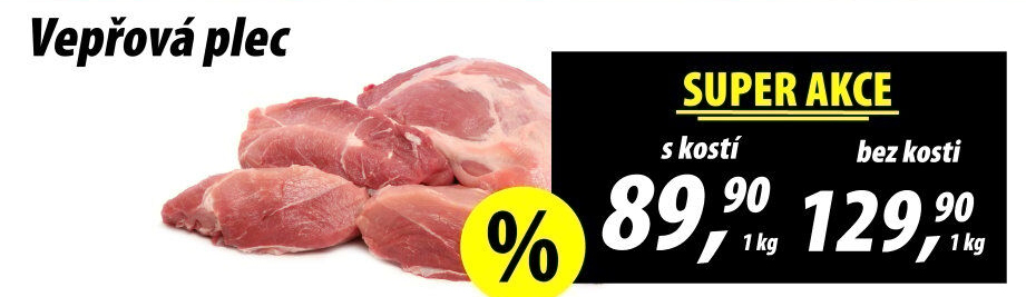 Vepřová plec s kostí