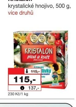 Kristalon krystalické hnojivo