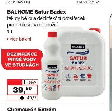 BALHOME Satur Badex