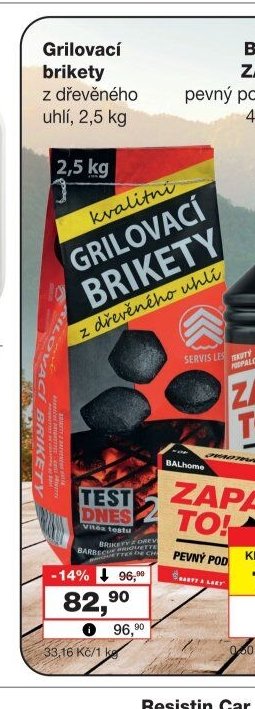 Grilovací brikety