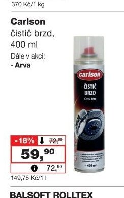 Carlson čistič brzd