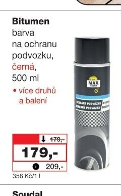 Bitumen barva na ochranu podvozku