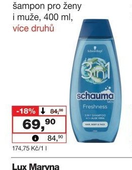 Schauma šampon pro ženy i muže