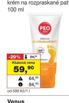 Peo krém na rozpraskané paty