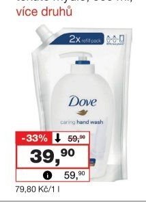 Dove tekuté mýdlo