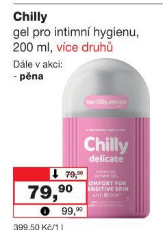 Intimní gel Intima Chilly