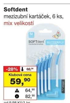 Kartáčky mezizubní Butterfly SOFTdent