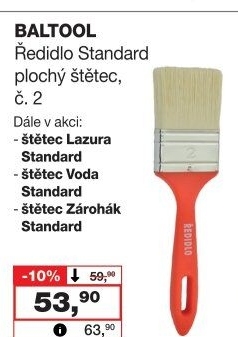 Plochý malířský štětec Baltool