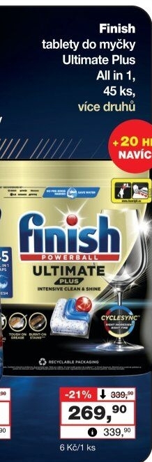 Tablety do myčky Finish Ultimate Plus