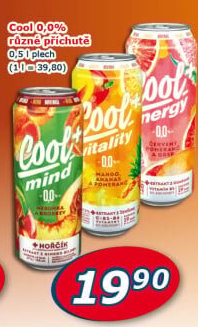 Nealkoholické pivo ochucené Staropramen Cool+