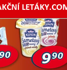 Ochucený jogurt sametový Mlékárna Kunín