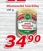 Sýr tvarůžky olomoucké A.W.