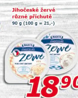 Žervé Jihočeské Madeta