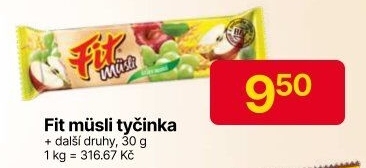 Müsli tyčinka Fit