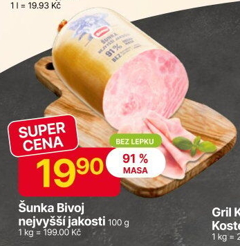 Šunka nejvyšší jakosti Bivoj