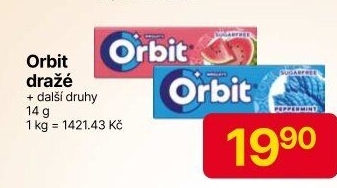 Žvýkačky Orbit