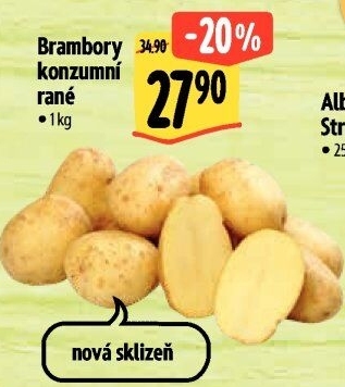 Brambory konzumní rané