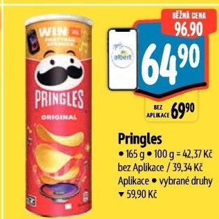 Chipsy Pringles - tubus
