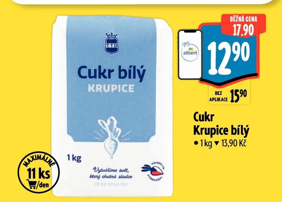 Cukr krupice TTD