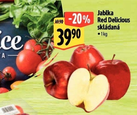 Jablka Red Delicious