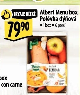 Menu box Polévka dýňová Albert