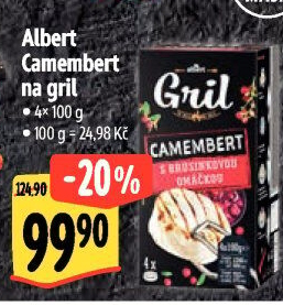 Sýr Camembert na gril Albert Gril