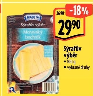 Sýr Sýrařův výběr Madeta
