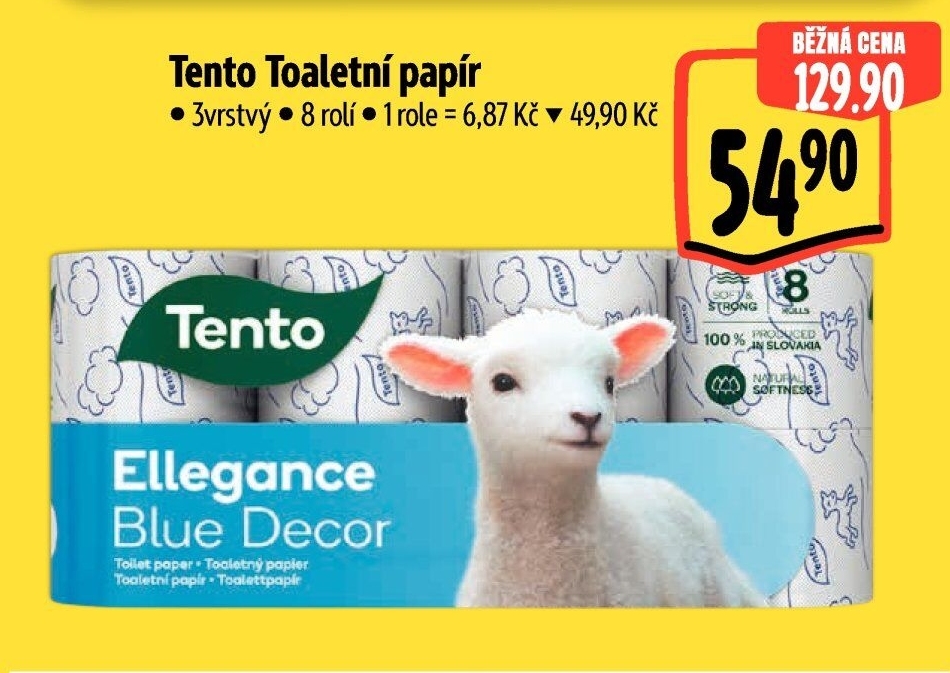 Toaletní papír 3vrstvý Tento