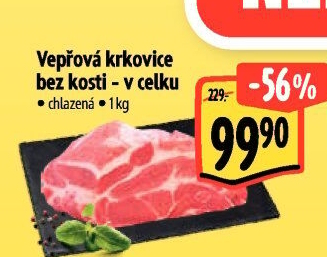 Vepřová krkovice bez kosti