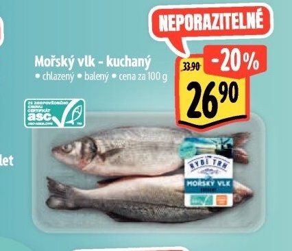 Vlk mořský kuchaný Albert