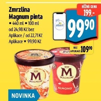 Zmrzlina v kelímku Magnum Algida