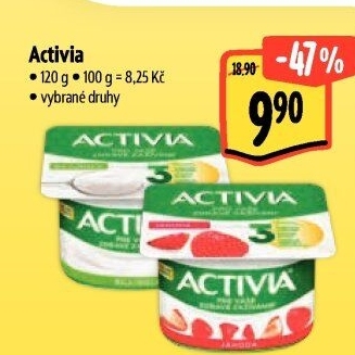 Bílý jogurt Activia Danone