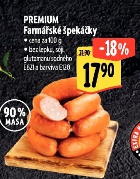 Farmářské špekáčky Premium