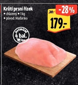 Krůtí prsní řízky